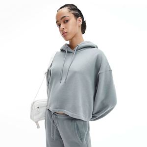 เสื้อสเวตเตอร์แบบสวมหัวมีฮู้ดลำลองสำหรับผู้หญิงแฟชั่นทันสมัยสวมใส่สบายในชีวิตประจำวันเสื้อผ้าแนวสตรีทมีสไตล์สวมใส่ทันสมัย - Product Image 1