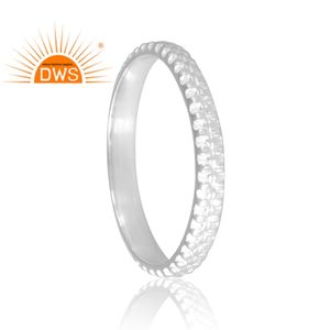 Nuevas llegadas Anillo de banda de plata esterlina 925 Joyería de diseño personalizado para mujeres Regalo para ella, fiestas, ocasiones, Fastivales - Product Image 2