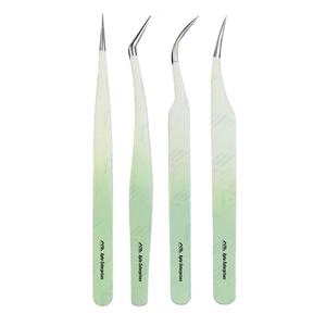 Nouveau style de pince à cils de précision pour classique et volume Pince à épiler professionnelle en acier inoxydable avec logo personnalisé - Product Image 1