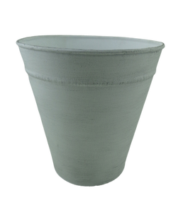 Juego de 3 macetas redondas de hierro de tamaño mediano, maceta y maceta de jardín de Metal con piedra de melocotón para sala de estar y decoración al aire libre - Product Image 4