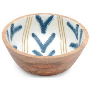 Recipientes de Madera Maciza de Calidad Superior para Ensaladas de Frutas, Tazones para Servir, Almacenamiento de Palomitas de Maíz, Tazones Redondos con Acabado Esmaltado - Product Image 1