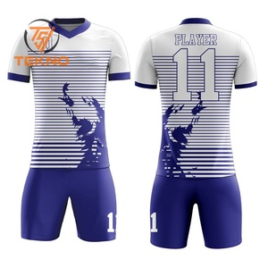 Nueva llegada personalizable alta venta 100% camisetas de fútbol de poliéster con calcetines logotipo personalizado OEM ODM servicio al por mayor ropa deportiva - Product Image 1