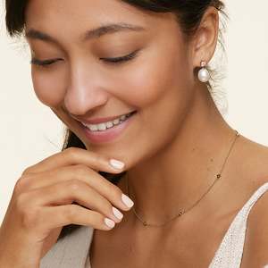 Wholesale Natural Morganite & Pearl Gemstone Dangle <b>Earrings</b> Elegant Fashion Jewelry for Women Stylish Gemstone Drop <b>Earrings</b> - Product Image 3