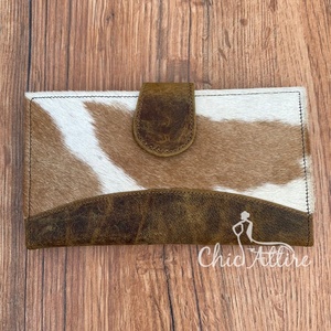 กระเป๋าคลัทช์หนังวัวแท้สำหรับผู้หญิง, กระเป๋าคลัทช์หนังวัวแท้ใช้งานได้หลากหลายสไตล์สไตล์แบบตะวันตก - Product Image 1