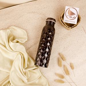 Bouteille d'eau artisanale en cuivre classique, écologique, grande capacité, durable, bien-être ayurvédique, usage domestique, bureau, extérieur - Product Image 2