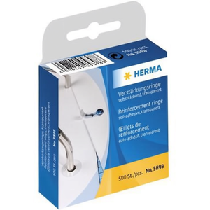 HERMA Anneaux de renforcement transparents de 12 mm, lot de 500 pièces/lot. Ruban adhésif pour bureau - Product Image 2