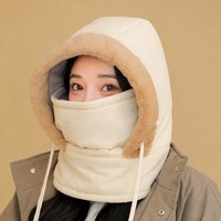 Balaclava d'hiver personnalisée en polaire, protection des oreilles, masque facial, cache-cou unisexe