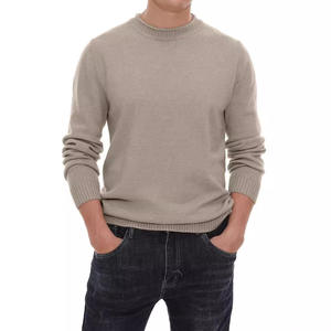 Pull en tricot à col rond en câble de pêcheur pour homme, en coton 100%, à manches longues, personnalisé pour la saison hivernale, vente en gros - Product Image 5