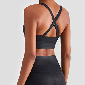 Women's High Quality Quick-Drying Running Sports Bra Eco-Friendly Four-Way Stretch Customizable Logo Print Sweat-Wicking - Product Image 3