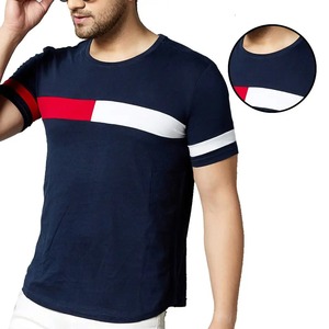 Meilleur prix de vente 100% coton fait vêtements d'été à manches courtes hommes t-shirt nouvelle taille personnalisée à la mode hommes - Product Image 5