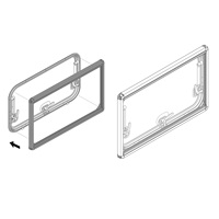 MS24-WB Van Truck Fenêtre de véhicule récréatif Persienne plissée et moustiquaire 45 cm X 75 cm Noir Gris Blanc Options de couleur