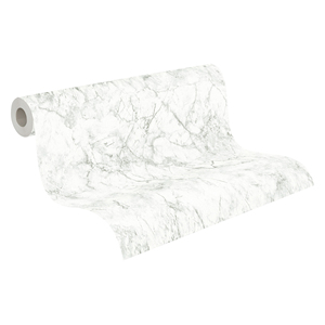 Rollos de papel tapiz gris crema de mármol de fabricación alemana, piedra de vinilo no tejida para decoración del hogar, 10,05x0,53, cocina moderna, sala de estar - Product Image 2