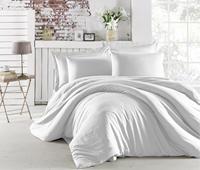 Parures de lit Zadetex 100% coton satiné, écologiques, 300 fils, modernes, durables, hypoallergéniques, faciles à nettoyer, respirantes et colorées
