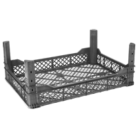 DPK43 Élégantes caisses et bols en plastique pour fleurs, assiettes pour arrangements stylés - 56x41x21cm, origine Turquie, usage alimentaire