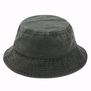 Chapeaux de seau personnalisés de haute qualité Style lavage à l'acide bouton de broderie solide déchiré fournisseur professionnel de haute qualité bas quantité minimale de commande - Product Image 3