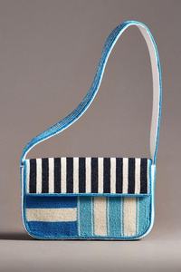 กระเป๋าถือทรงกลมลายเรขาคณิตหรูหรา งานปักมือประดับลูกปัด ดีไซน์ลายวงกลม กระเป๋าถือหรูสำหรับผู้หญิง - Product Image 5