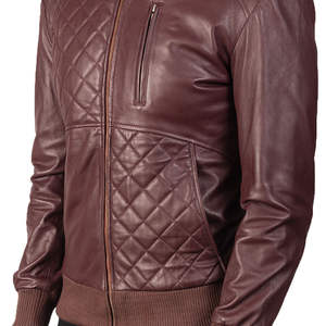 Chaqueta de Cuero Nueva 2025 para Hombre, Chaquetas de Cuero de Alta Calidad para Hombre, Chaqueta de Cuero Personalizada a la Moda para Hombre - Product Image 6