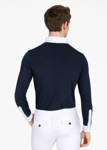 Chemise à manches longues pour l'équitation masculine, respirante, contrôle de l'humidité, légère, couche de base équestre, service personnalisé ODM OEM - Product Image 3