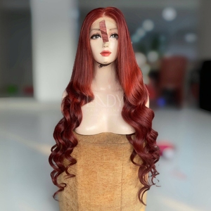 Perruques de couleur de surbrillance ondulée de cheveux fins de bébé de la plus haute qualité de cheveux humains vietnamiens 2025 - Product Image 4