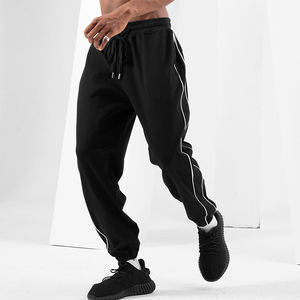 Jogging de sport en gros personnalisé, pantalon uni sans marque pour vêtements de sport pour hommes - Product Image 3