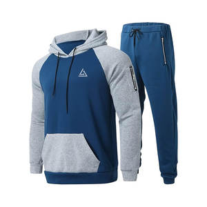 Ensembles de survêtements d'hiver pour hommes sur mesure de qualité supérieure, 100 % coton, motif uni, écologiques, col à capuche, respirants et légers - Product Image 1