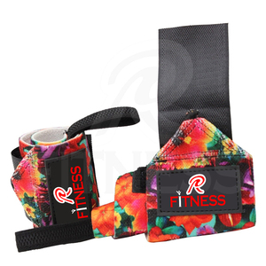 Sangles de poignet pour haltérophilie avec boucle pour le pouce, logo personnalisé, bandes de maintien pour le poignet en néoprène rembourré, sangles de soutien pour le poignet - Product Image 1