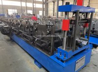 Machine de formage à rouleaux pour gouttières de serres industrielles entièrement automatiques, contrôlée par PLC, avec moteur haute puissance et roulement à engrenages