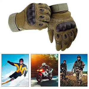 Guantes de Motocicleta Personalizados de Cuero Profesional para Deportes al Aire Libre y Ciclismo con Función de Pantalla Táctil Unisex - Product Image 6