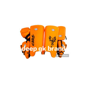 Protectores de piernas de hockey de campo de plástico con protección profesional Color personalizado y logotipo de alta calidad para porteros adultos - Product Image 4