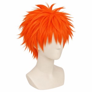 <span class=keywords><strong>Perruque</strong></span> synthétique longue ondulée colorée pour le Mardi Gras (violet, jaune, vert) pour femmes et filles, résistante à la chaleur, avec bonnet en maille élastique pour le cosplay - Product Image 5