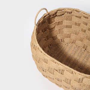 Hand-Woven Rattan <b>Storage</b> <b>Basket</b> for New Home or Bathroom - Product Image 2