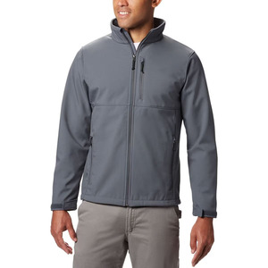 Chaqueta Softshell Gris para Hombre, Transpirable, Impermeable, Cálida, Ajustable, al por Mayor - Product Image 1