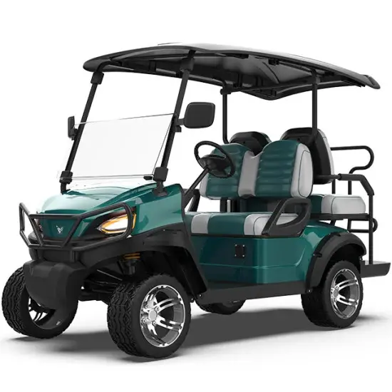 नया उत्पाद उच्च गुणवत्ता वाली इलेक्ट्रिक गोल्फ कार्ट 4 सीटर क्लब कार कैरो डी गोल्फ