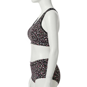 Soutien-gorge de sport imprimé à séchage rapide pour adultes, tissu extensible en nylon et élasthanne, vêtements de sport de soutien pour la salle de sport, le yoga, la course à pied, la remise en forme - Product Image 3