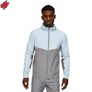 Ensemble de survêtement léger en nylon personnalisé par l'usine OEM, veste et pantalon, coupe-vent, imperméable, anti-UV - Product Image 3