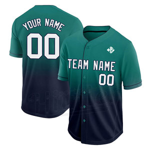 Dernier design Uniforme de baseball imprimé uni vierge Maillot et ensemble court Uniforme d'équipe personnalisé de baseball - Product Image 4