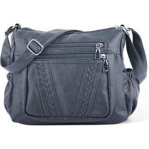 Bolso Cruzado de Piel Sintética para Mujer, Ligero, con Cierre, Bolso de Hombro Elegante para Uso Diario - Product Image 5