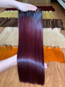 Vente chaude 2023 couleur de cheveux humains en gros Jen08 perruques de cheveux bruts vietnamiens 100% de haute qualité - Product Image 4