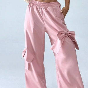 Organic Cotton Stylish <b>Cargo</b> <b>Pants</b> <b>Women</b> Custom Casual Design Wholesale <b>Pants</b> High Quality Breathable Woman Trousers - Product Image 1