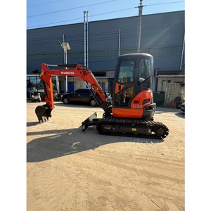 Excavadora de cadenas pequeña Kubota U35 usada de 3.5 toneladas, original de Japón, con certificación EPA y CE para construcción de ingeniería. - Product Image 5
