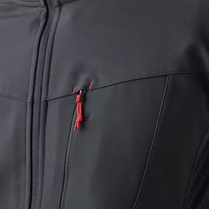 Chaqueta cortavientos para exteriores de fabricación personalizada, chaqueta Softshell con forro, acepta el logotipo del cliente, ropa deportiva OEM - Product Image 5