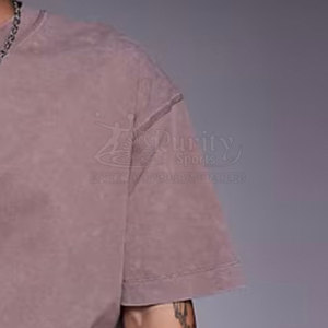 เสื้อยืดคุณภาพสูงสำหรับผู้ชาย เสื้อยืดน้ำหนักเบา เสื้อยืดสีตามสั่ง เสื้อยืดลำลอง เสื้อยืดโอเวอร์ไซส์ - Product Image 5