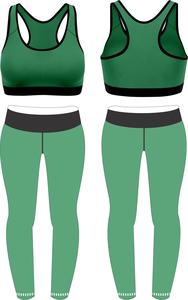 Ensemble de yoga pour femmes meilleure qualité de sublimation et de tissu - Product Image 5