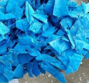 HDPE Blue Drum <b>Plastic</b> Scrap <b>Recycled</b> Blue HDPE Scraps and many other for wholesale and delivery worldwide - Product Image 3