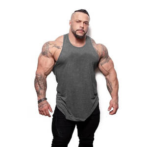 Nueva marca de verano, camisetas sin mangas de algodón para hombres, chaleco deportivo para Fitness, camiseta sin mangas con tirantes, camiseta interior para correr, uso en el gimnasio - Product Image 1