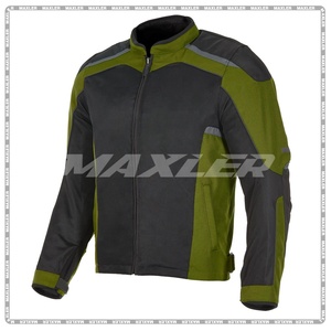 Veste de moto légère avec protection certifiée CE de niveau 2, veste d'équitation courte en textile imperméable et respirant - Product Image 5
