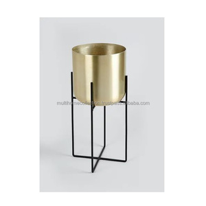 Jardinera de decoración para interiores y exteriores, maceta decorativa ecológica para el hogar, oficina, maceta nórdica, macetas decorativas pequeñas de Metal - Product Image 5