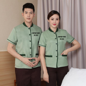 Uniforme de personnel hôtelier de qualité supérieure, personnalisation prise en charge, tissu durable en polyester/coton, utilisation professionnelle dans les hôtels - Product Image 6