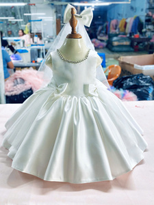Nouvelle Robe de Soirée en Satin Modèle 2025 pour Filles, Col Halter avec Nœud, Perles, Sans Manches, Longue, Décontractée, Écologique, Fabriquée au Vietnam - Product Image 6