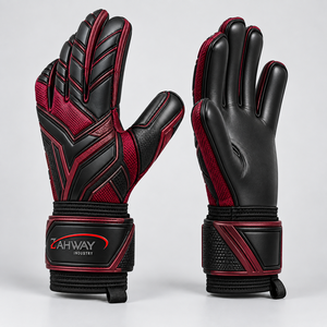 Gants de gardien de but de football haut de gamme, en cuir PU, antidérapants, respirants, avec sangle de poignet réglable, unisexe, équipement sportif - Product Image 5